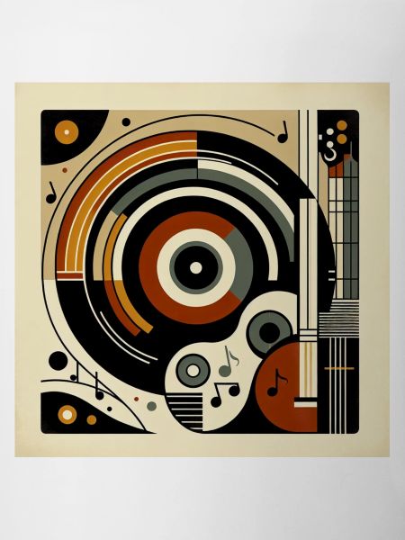 Retro Music Vibes – Abstract Harmony