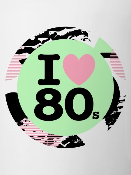  I ♥ 80s – Neon Retro Vibes
