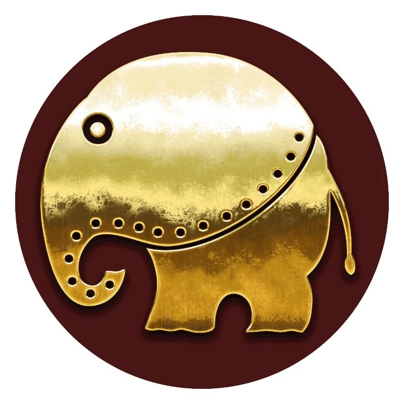Éléphant d’or (Ethno, Cercle)