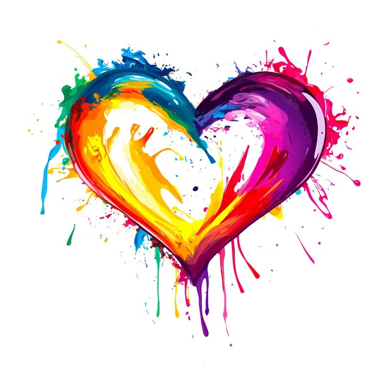 Rainbow Heart