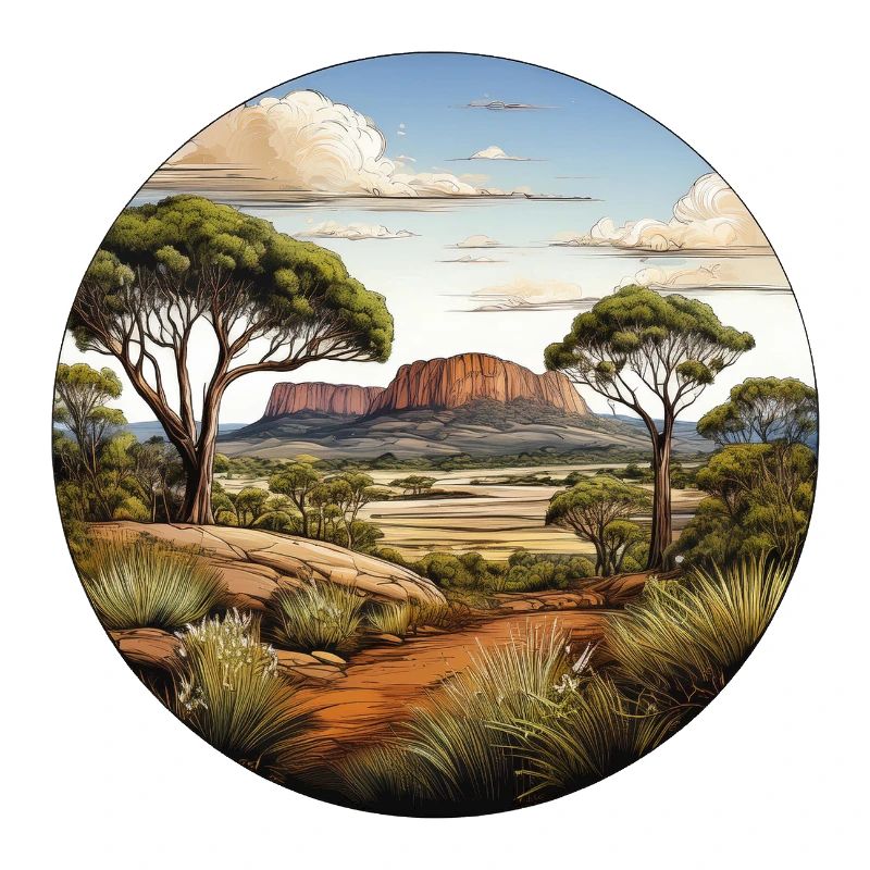 Paysage en Australie
