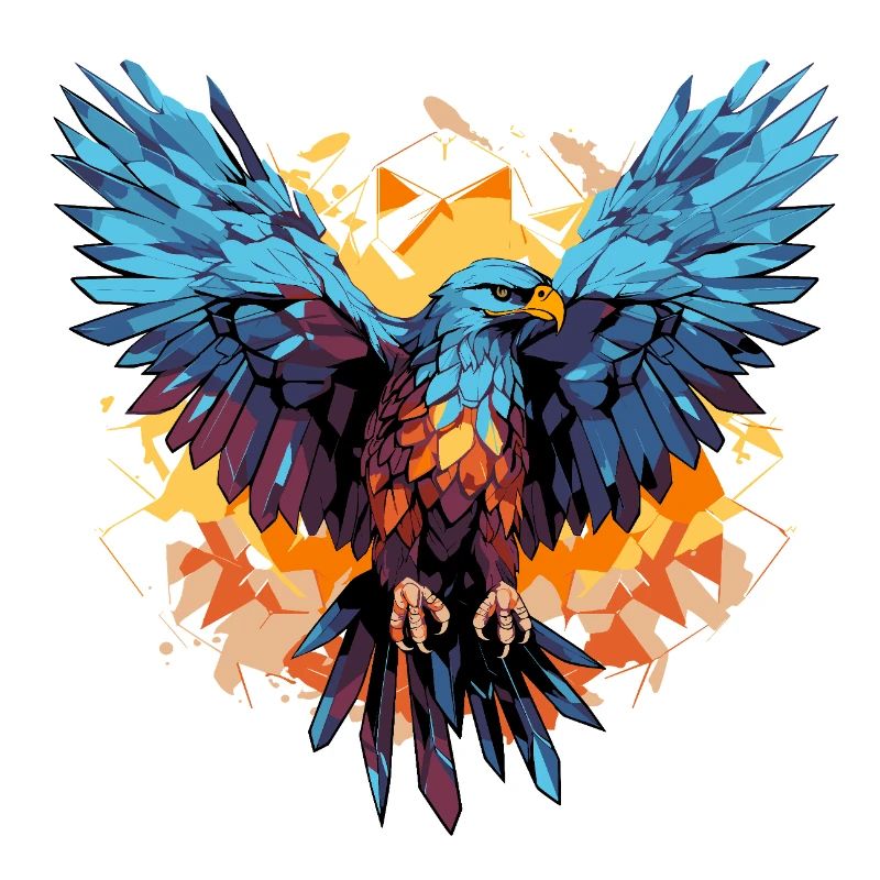 Aigles en vol