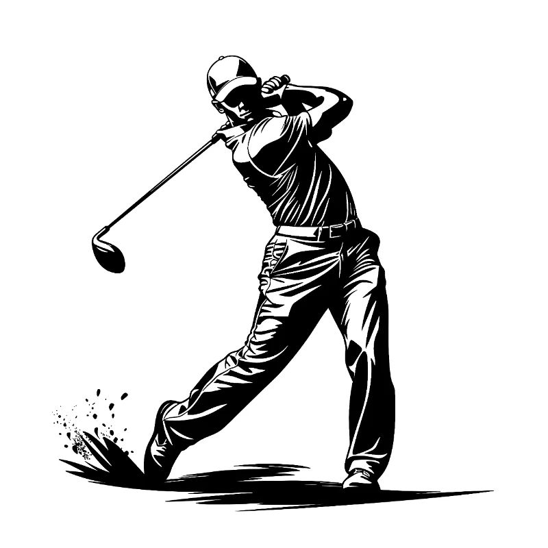 Golf Golfer Golfschläger