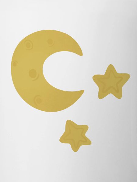 Lune et étoiles