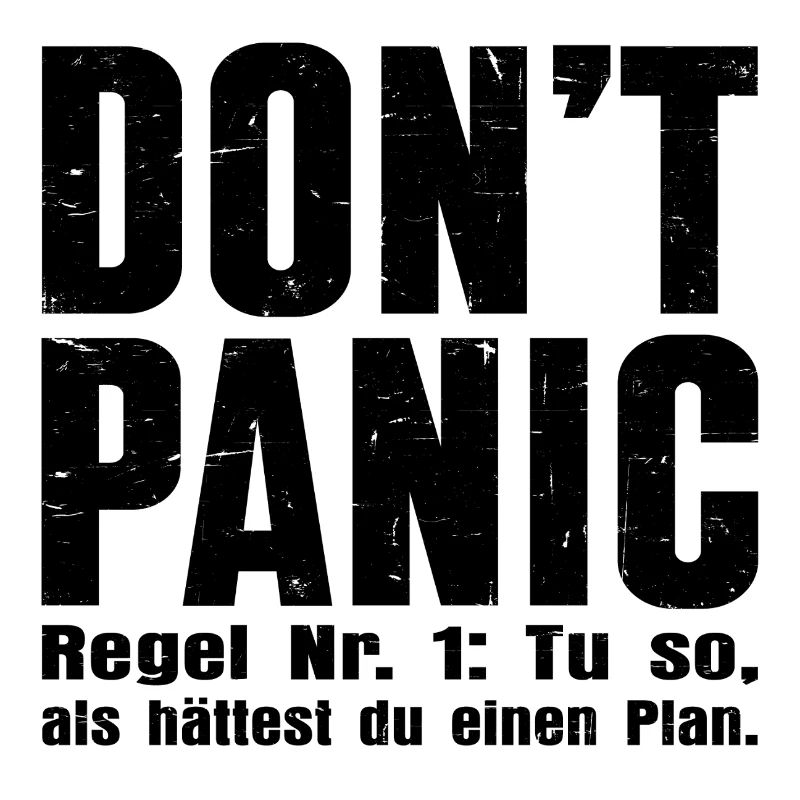 "DON'T PANIC" – The cult shirt