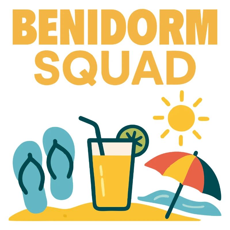 Benidorm Squad Funny Group Vacation