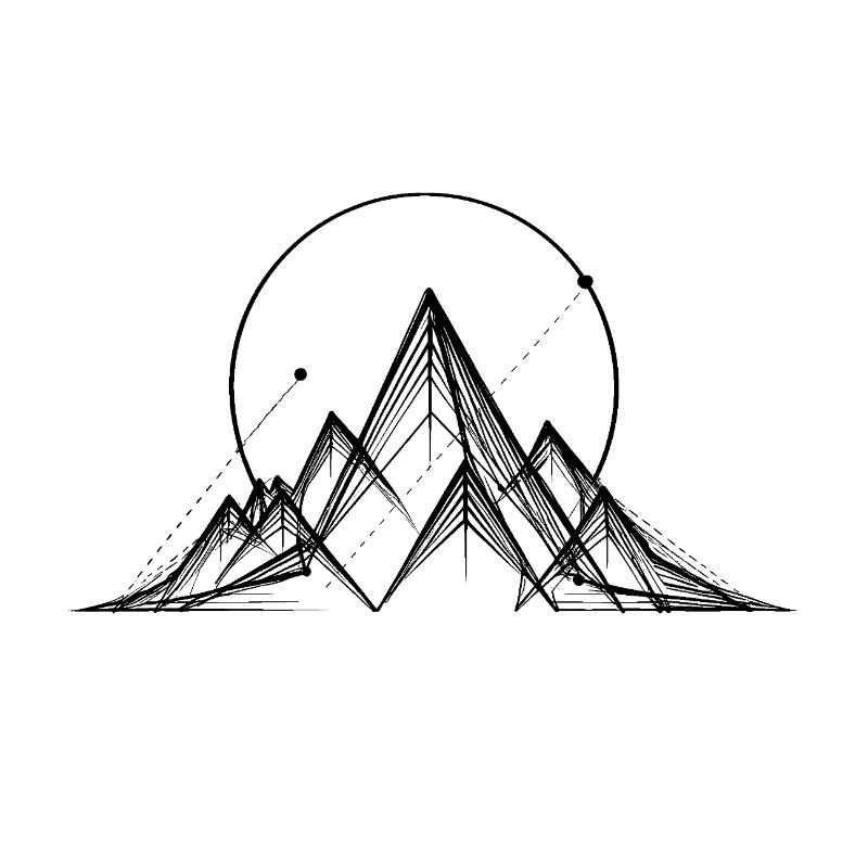 Mountain Geometric Logo