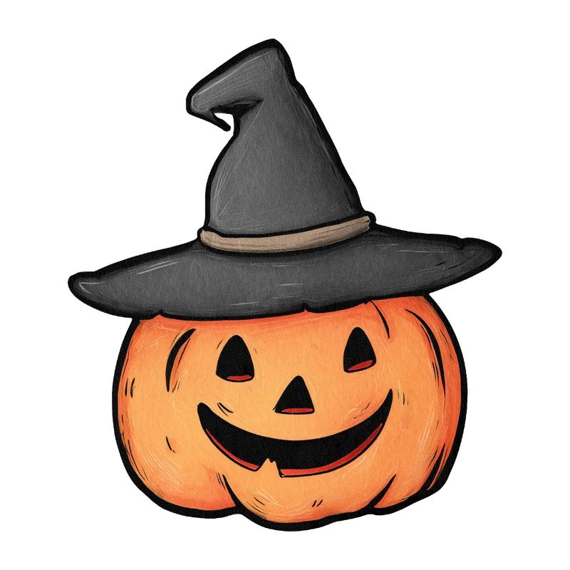 Funny pumpkin for Halloween