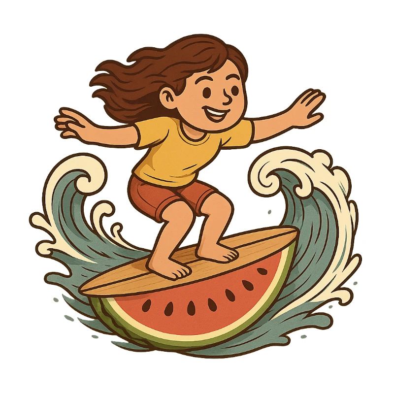 Surfergirl Pastèque