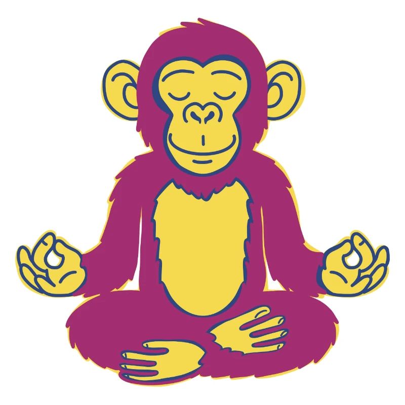 Singe de yoga