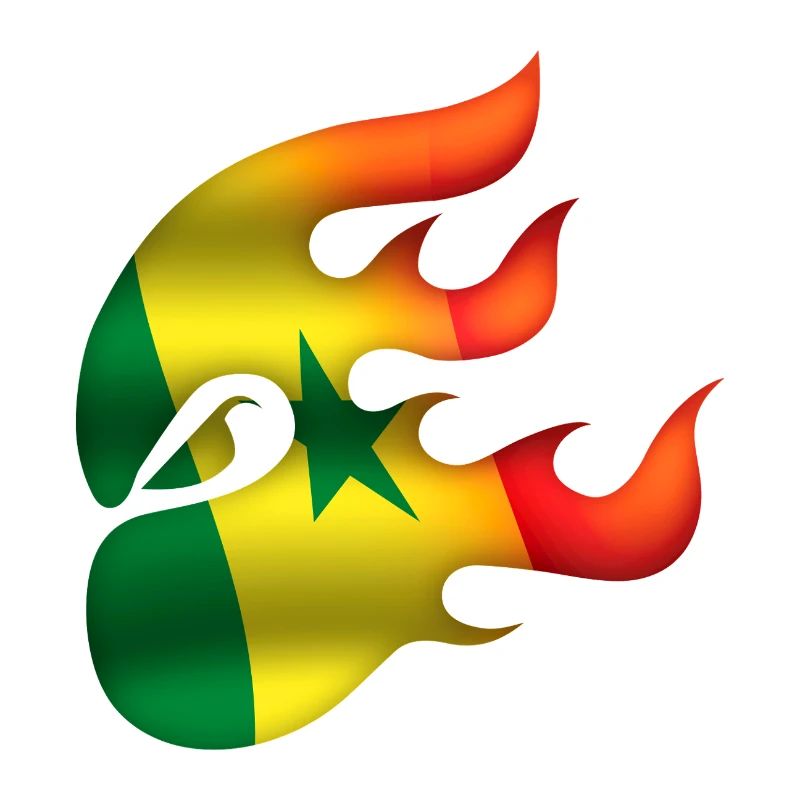 Flagge von Senegal - Senegal - Ninja