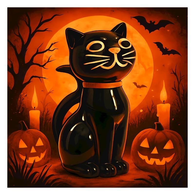 Spooky Cat Halloween Gift