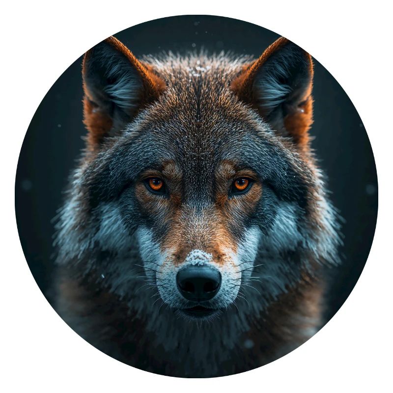 Conception de motif de loup Wildak