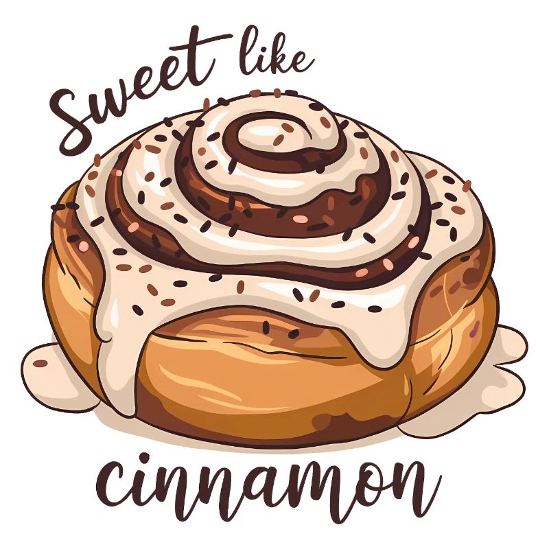 Doux comme la cannelle Citation mignonne pour les amateurs de nourriture