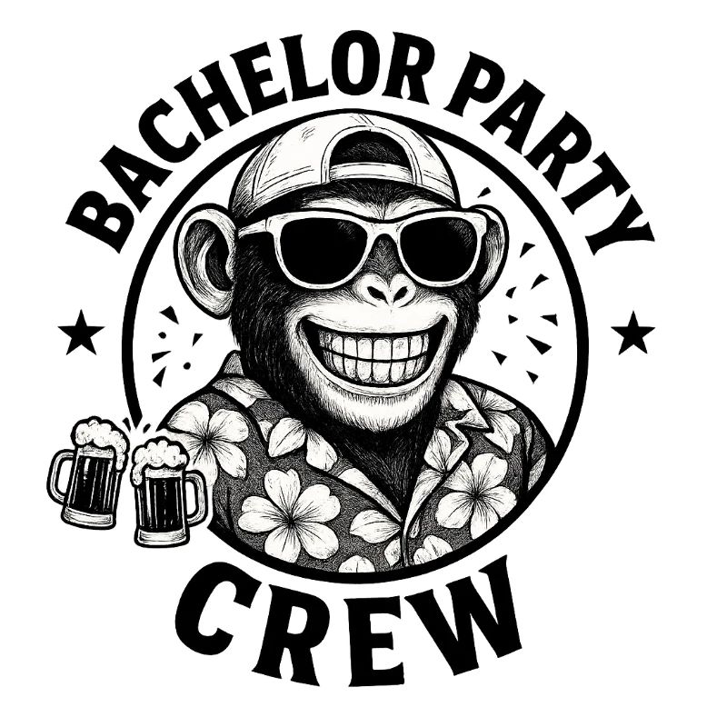 JGA - Junggesellen Abschied Party Bachelor Affe