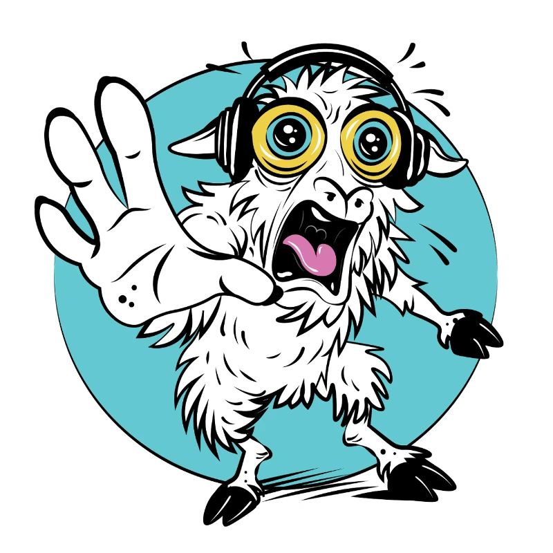 Shocked Sheep Cartoon Tee