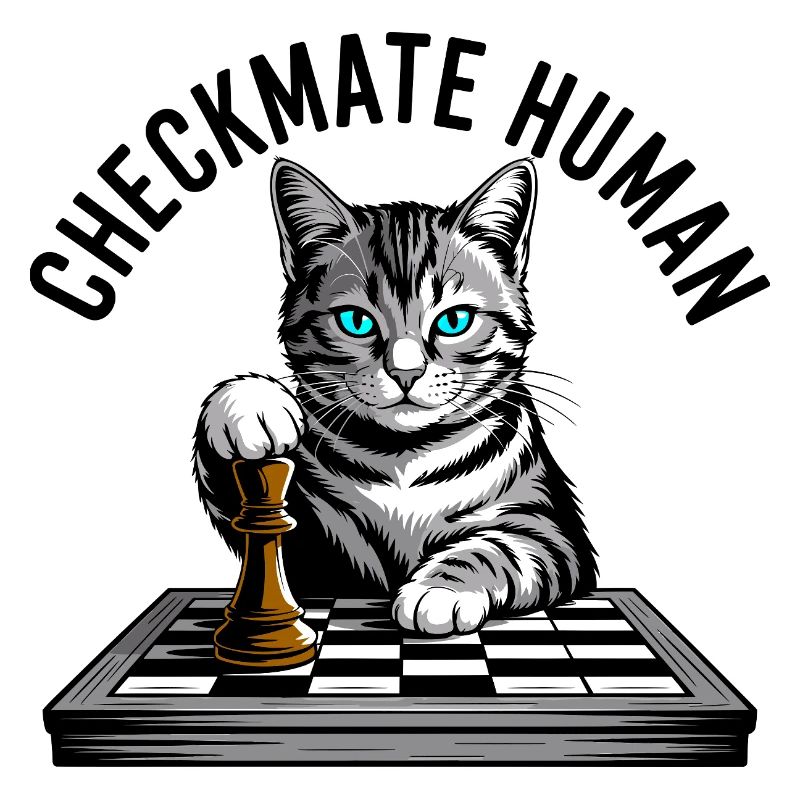Échec et mat Humain Chat des échecs