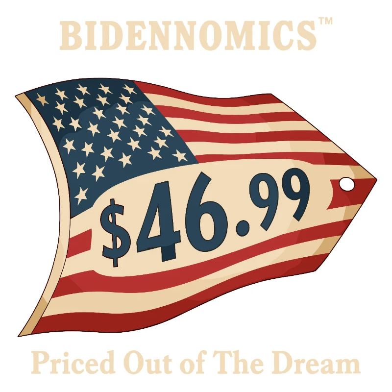 Conception d’étiquettes de prix Bidenomics