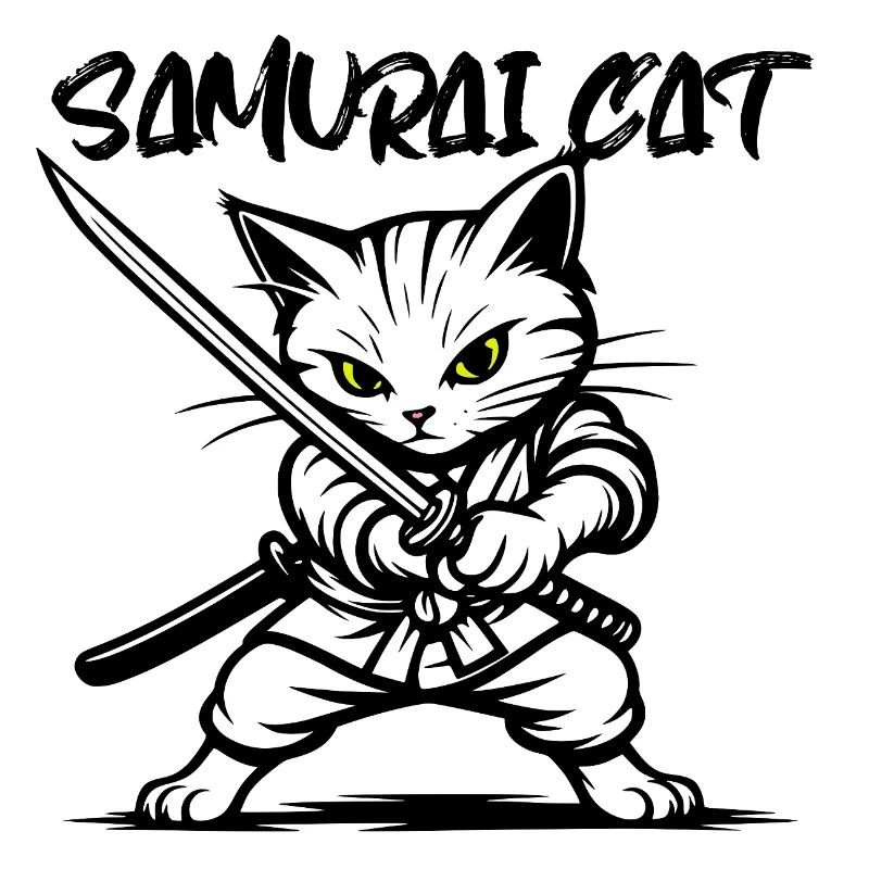 Chat samouraï