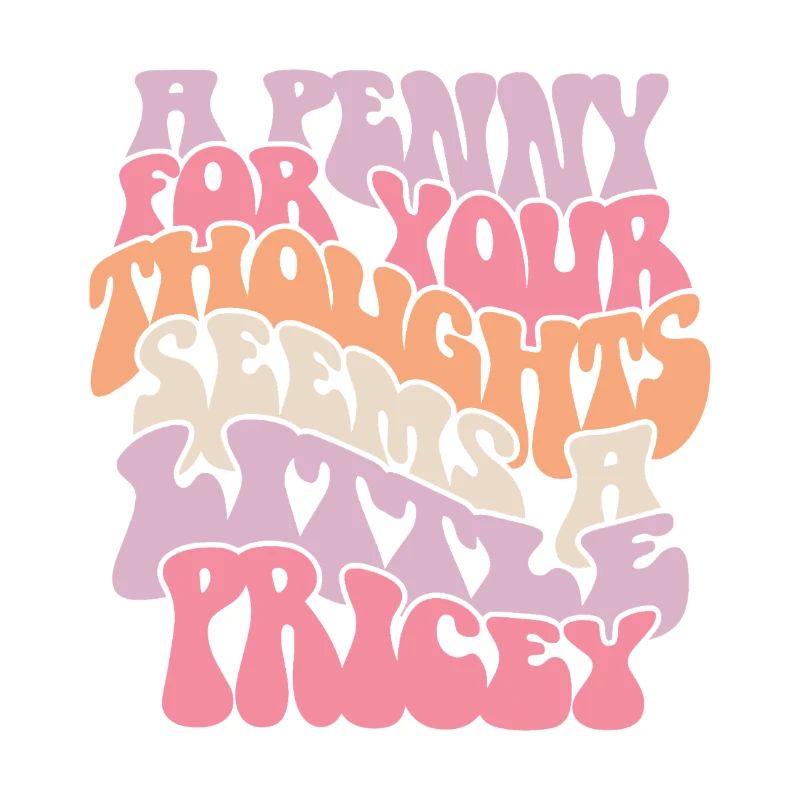 Loving Self Thoughts with Colorful Text