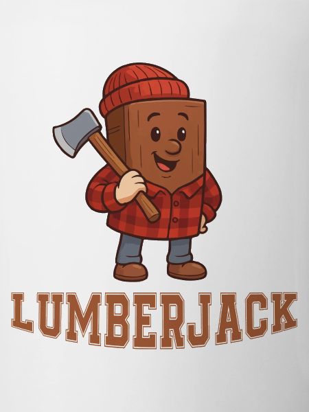 Lumberjack Cartoon Illustration