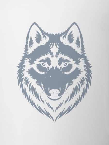 Majestic Wolf Emblem Design