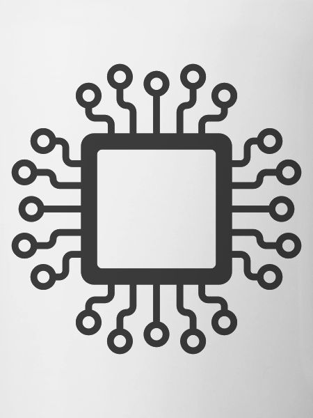 Microchip Circuit Icon Logo