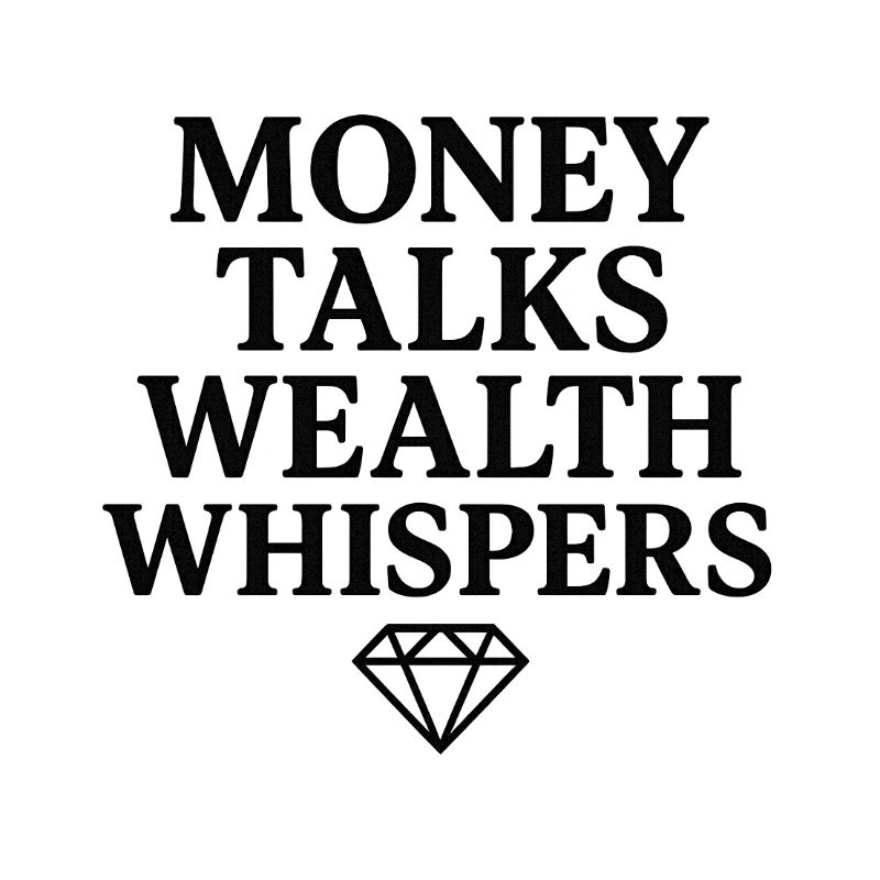 Devise financière à motif diamant