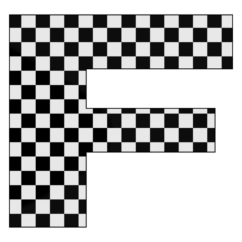 checkerboard pattern n—