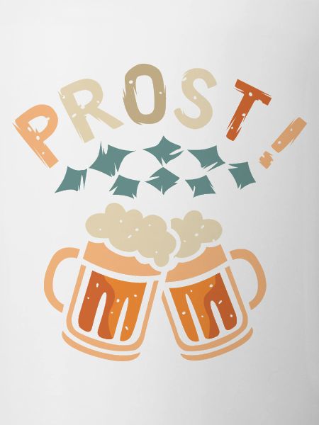 PROST! – Bavarian-style foam beer mugs