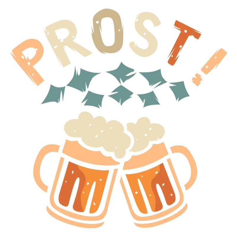 PROST! – Bavarian-style foam beer mugs