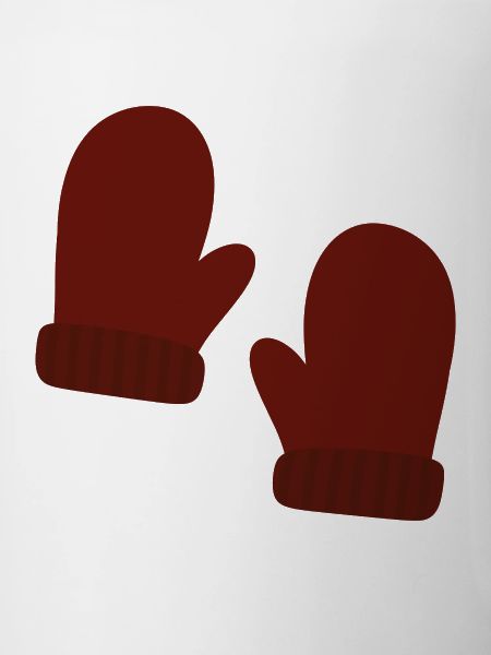 Cozy Winter Mittens Illustration