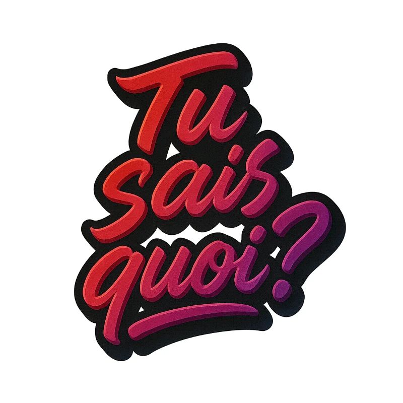 You know what?