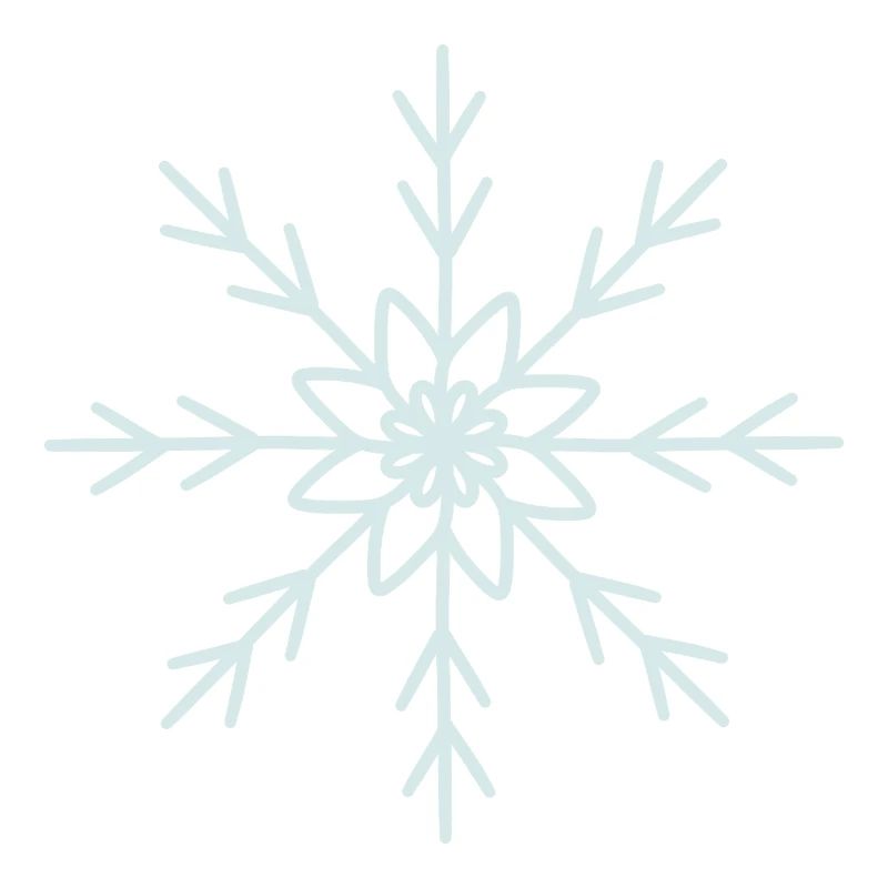 Elegant Snowflake Pattern Design