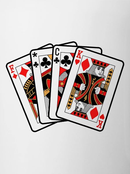 Funny F-Bomb Playing Cards Illustration
