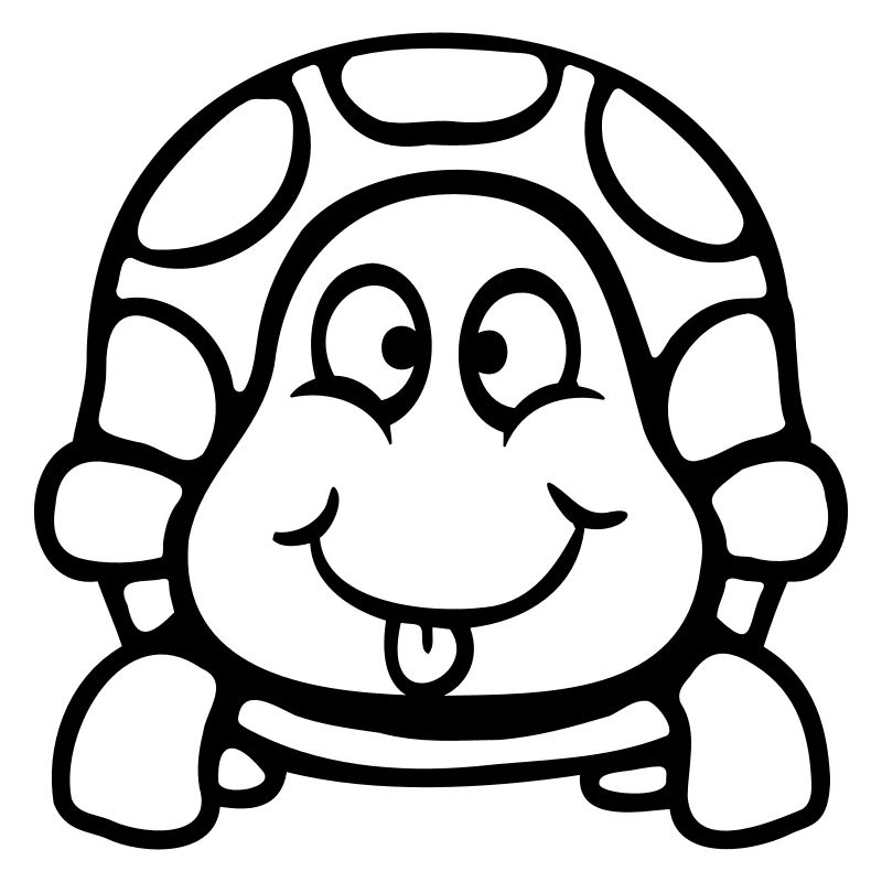 tortue langue sortant coquine drôle cool