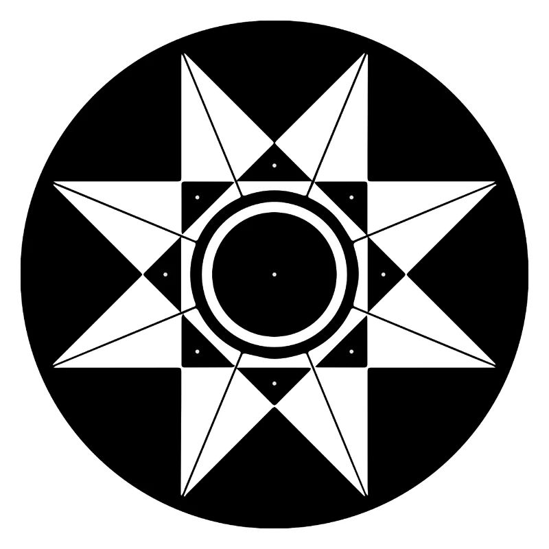 Schéma de l’étoile céleste