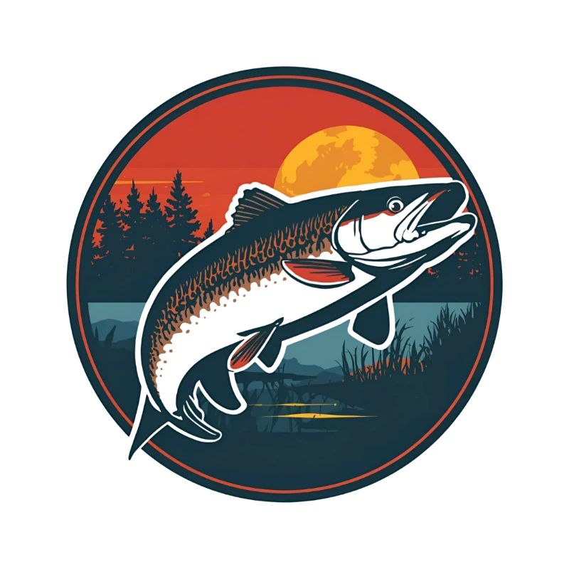 Fish in natural design
