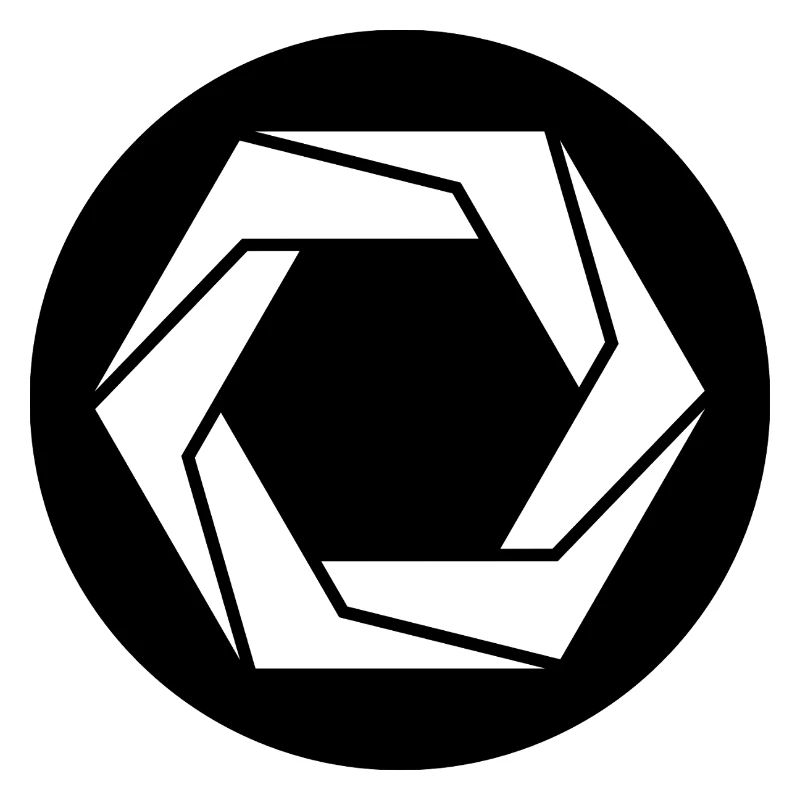 Geometrisches Blendensymbol