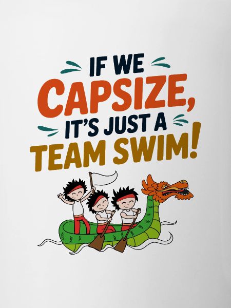 Synchronisiertes Paddelteam