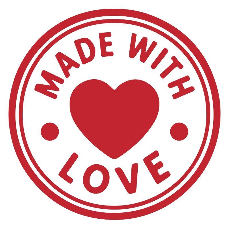 Made With Love Stamp Design