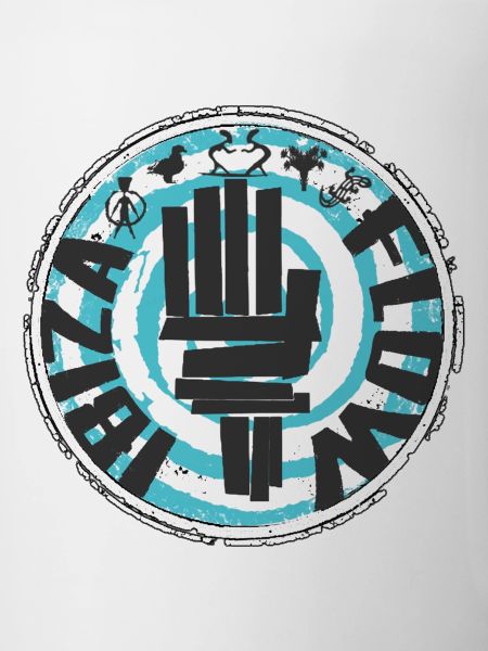 Powerful Ibiza design in graffiti style