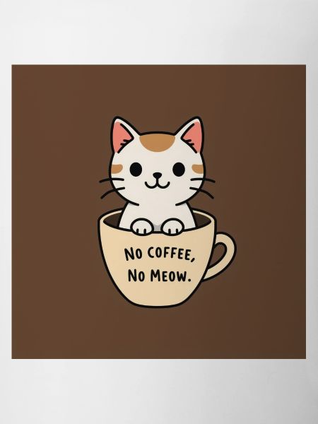 Café de chat dicton design