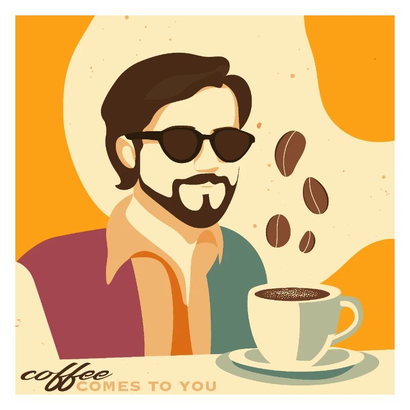 Café vintage / rétro Affiche