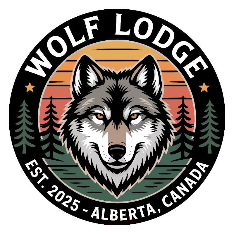 Wolf Lodge Alberta Emblem
