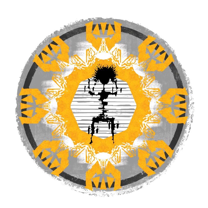 Cercle de soleil Mandala Contraste
