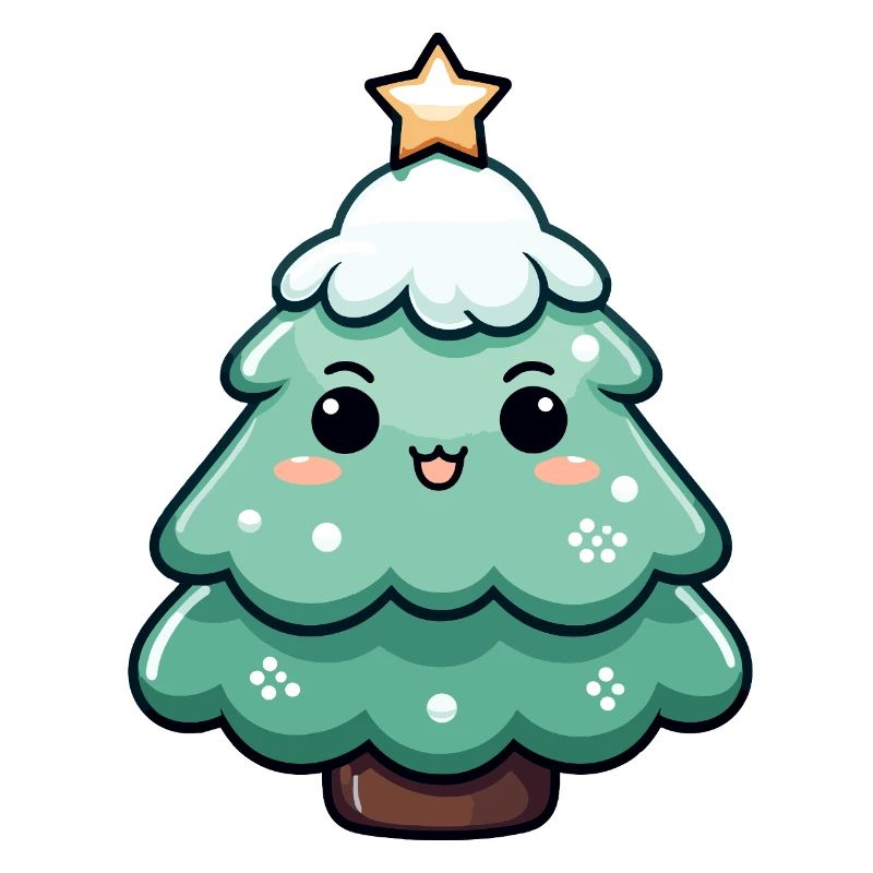Kawaii Starry Christmas Tree