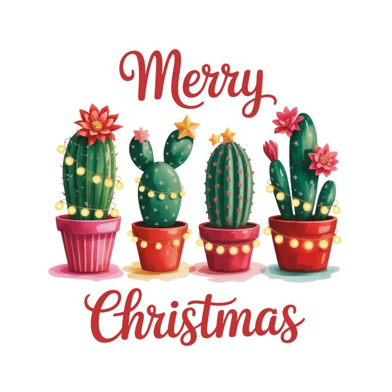 Cactus Noël Joyeux Noël