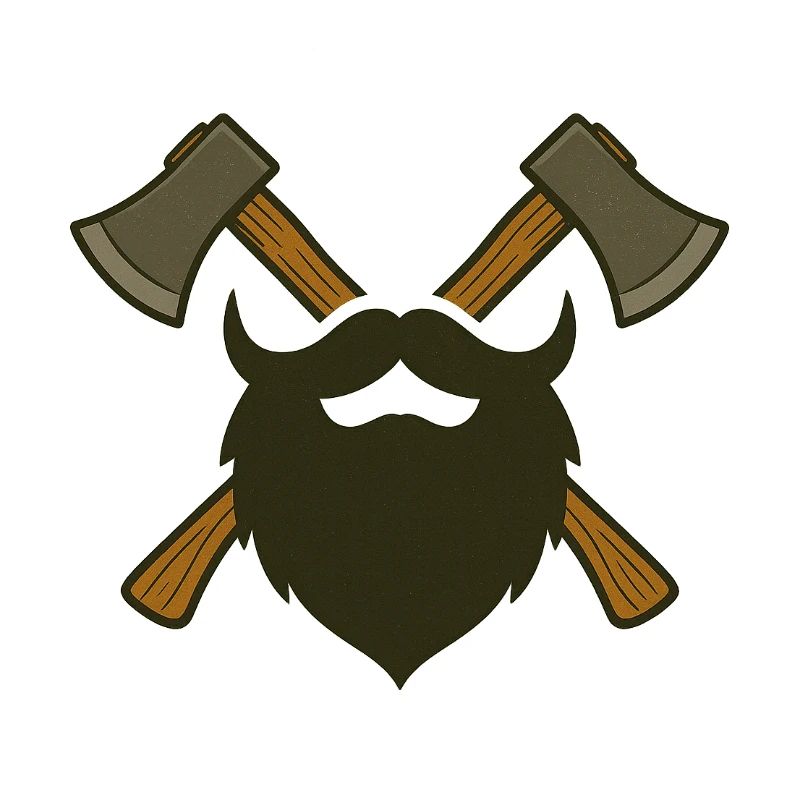 Lumberjack Beard and Axes – Lumberjack Design