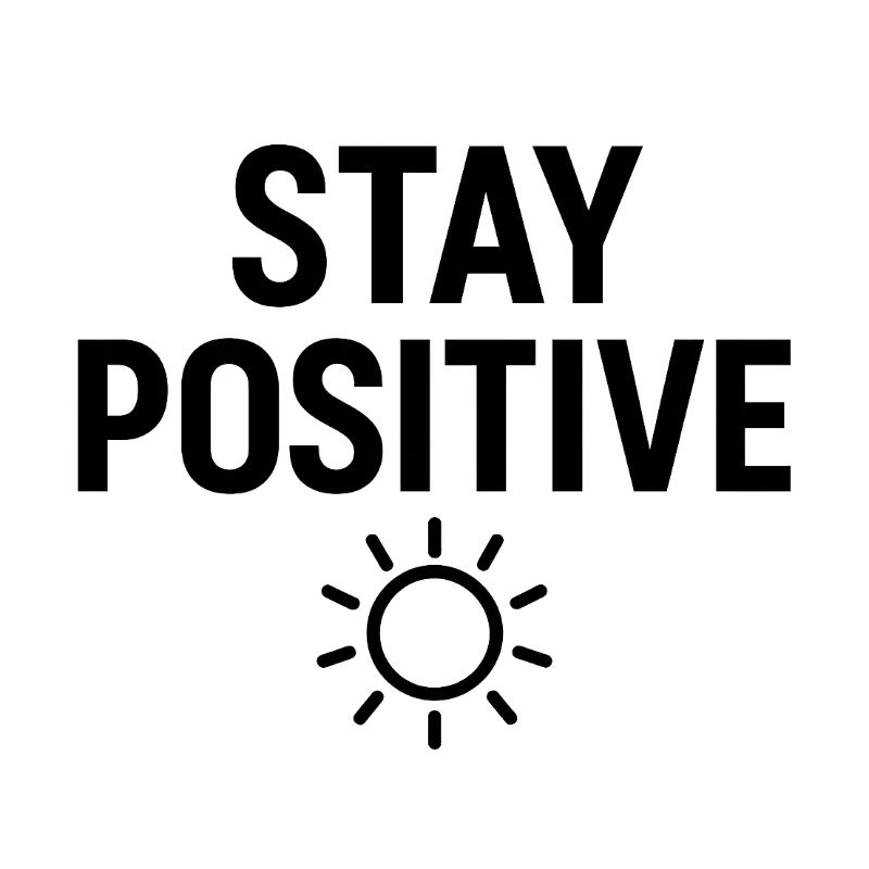 Restez positif Rayon de soleil